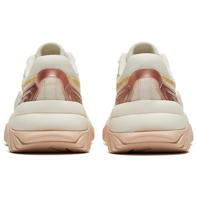 Anta Comfortable Versatile Dance Lightweight Stylish Shock Absorbing Non-Slip Low-Top Training Shoes Women Sneaker White 122327756-6