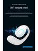 Mini Clip-On Bluetooth 5.3 Sport Earbuds - Single Ear, Noise Cancelling, In-Ear Design