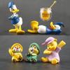Disney Donald Duck Winnie The Pooh Action Figure Model Cartoon Anime Figures Chip And Dale Cake Decoration Collecting Kids Gifts
