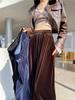 Golden Velvet Wide-Leg Women's Pants - Autumn 2025 Slimming, Versatile, Floor-Length Trousers