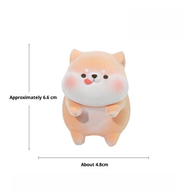 1Pc Screen Animal Model Elephant Cartoon Center Console Doll Flocking Computer Monitor Decoration Panda Dog Desk Ornament