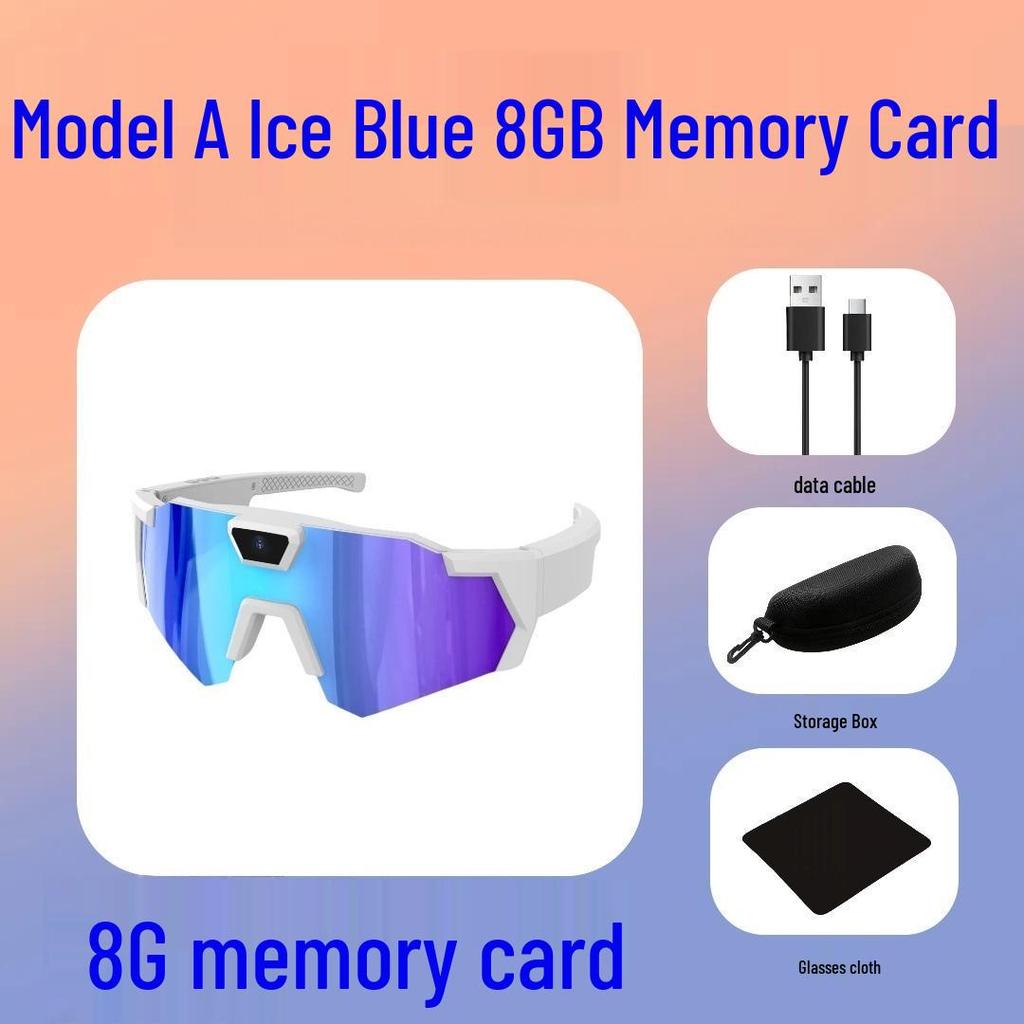 Cycling Smart Glasses with Built-In Camera for Outdoor Photo and Video Recording