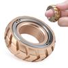 Fidget Slider, Fidget Toy, Ring Toy, Tijdverdrijf, Stressverlichting, Bureauspeeltje voor volwassenen, Cadeau, Stressverlichting, Kerstcadeau, Aluminium, Goud (Goud)
