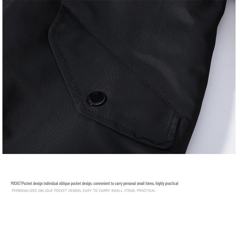 Men's Plus Size MA-1 Flight Workwear Jacket, Loose Fit, Spring/Autumn 2025