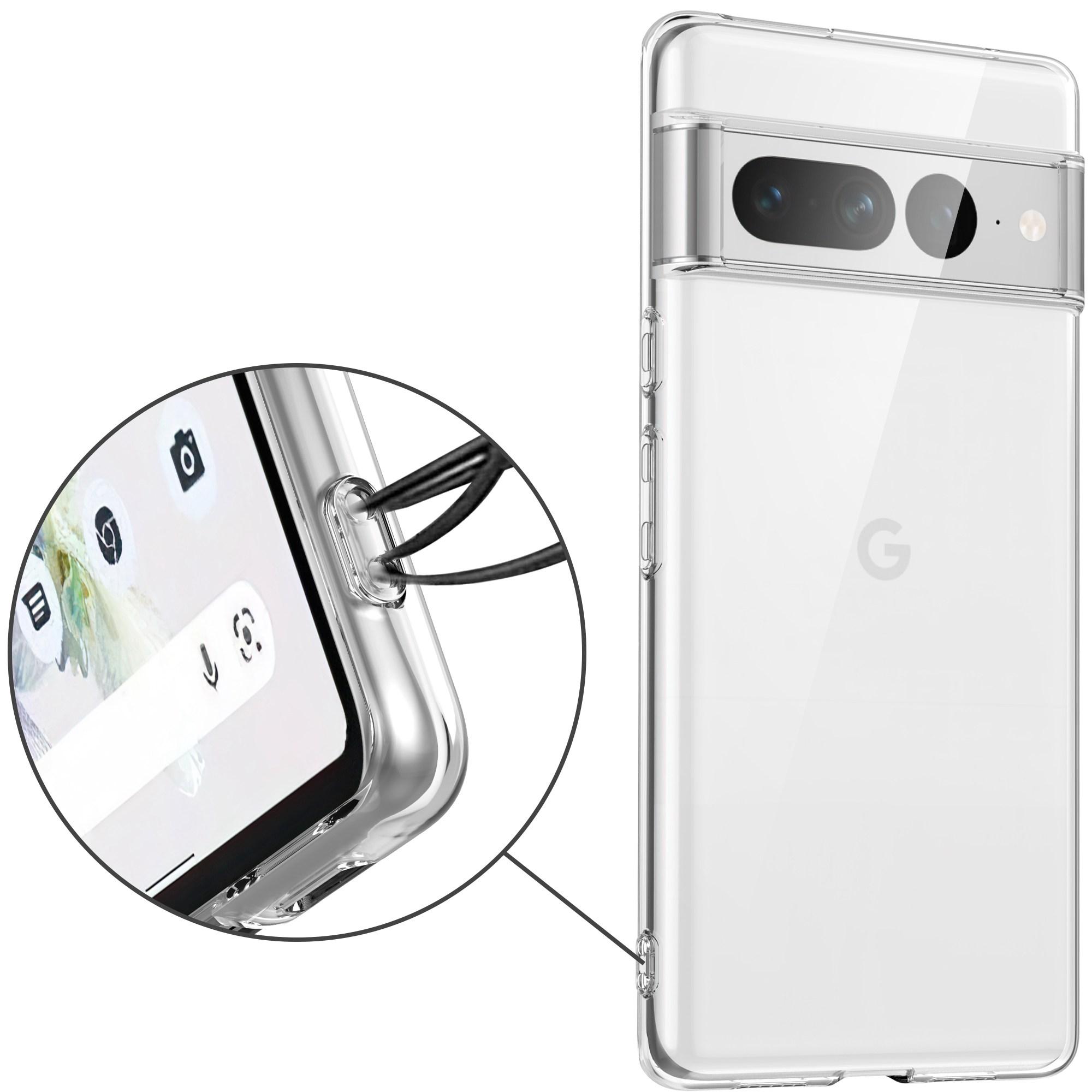 

Soft TPU Case for Google Pixel 7 Pro 5G,Anti-fingerprint Scratch-resistant Transparent Phone Cover A