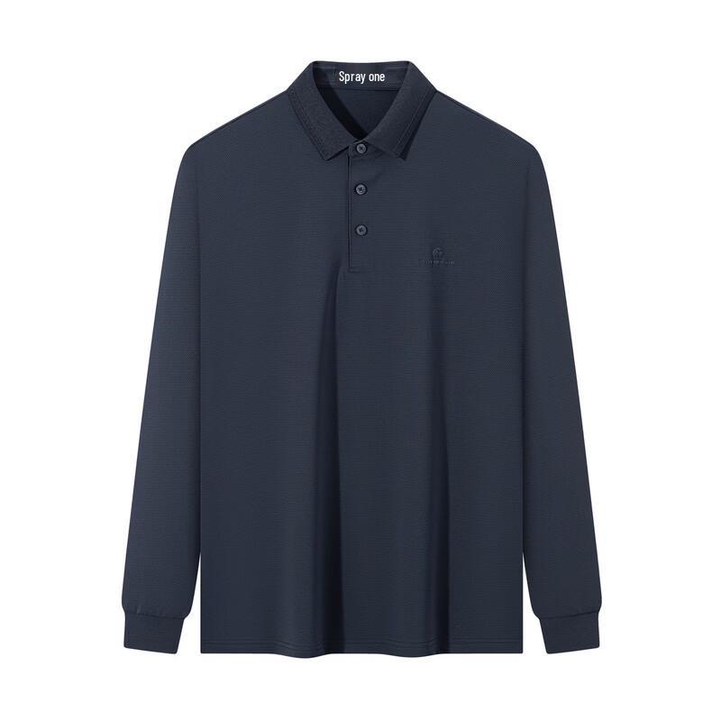 Septwolves Men's Brushed Long-Sleeve Polo Shirt