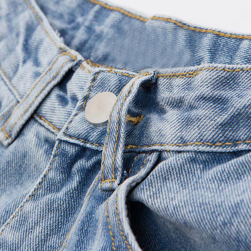 High Waist Wide Leg Slimming Jeans for Women Loose Fit Korean Straight Leg Jeans