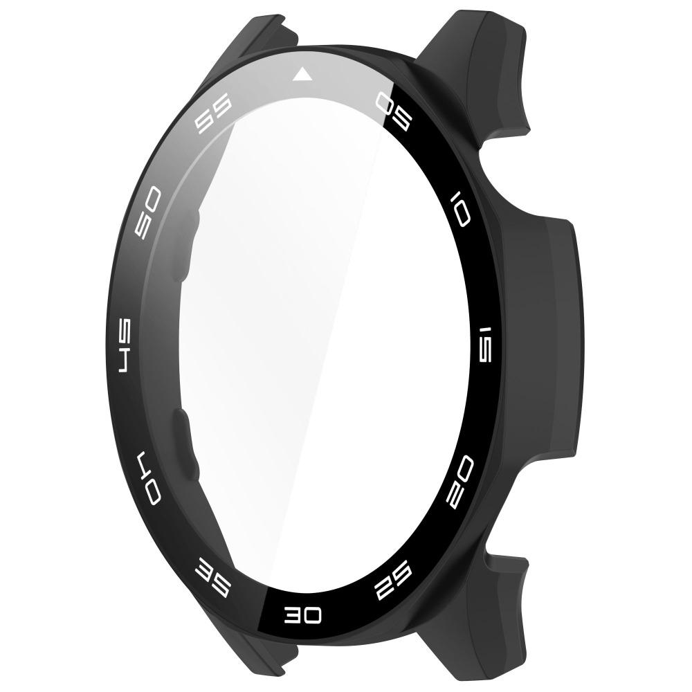 with Scale Screen Protector Tempered PC Cover Shell Protective Case for Huawei Watch GT 5 46MM