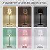 Retro Led Table Lamp 3 Colors Dimmable Touch Sensor Desktop Night Light Rechargeable Portable Night Light For Bar Bedroom Decor