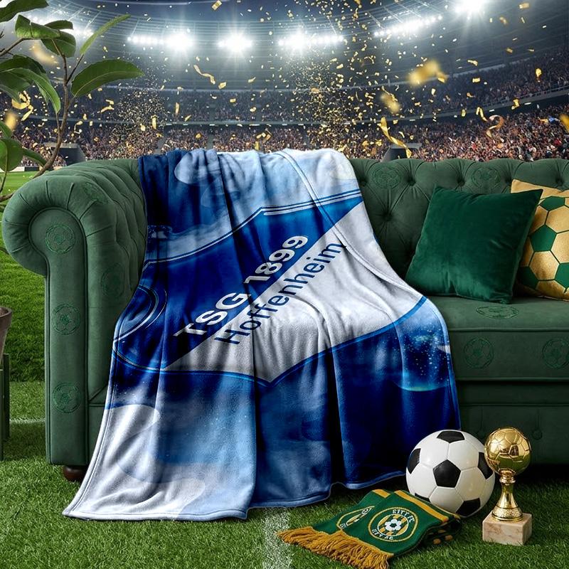 Hoffen-heim Crest Blanket Lightweight Ideal Bedding Blanket Perfect for Travel, Camping, Living Rooms, Offices, Sofas, Fan Christmas Gift