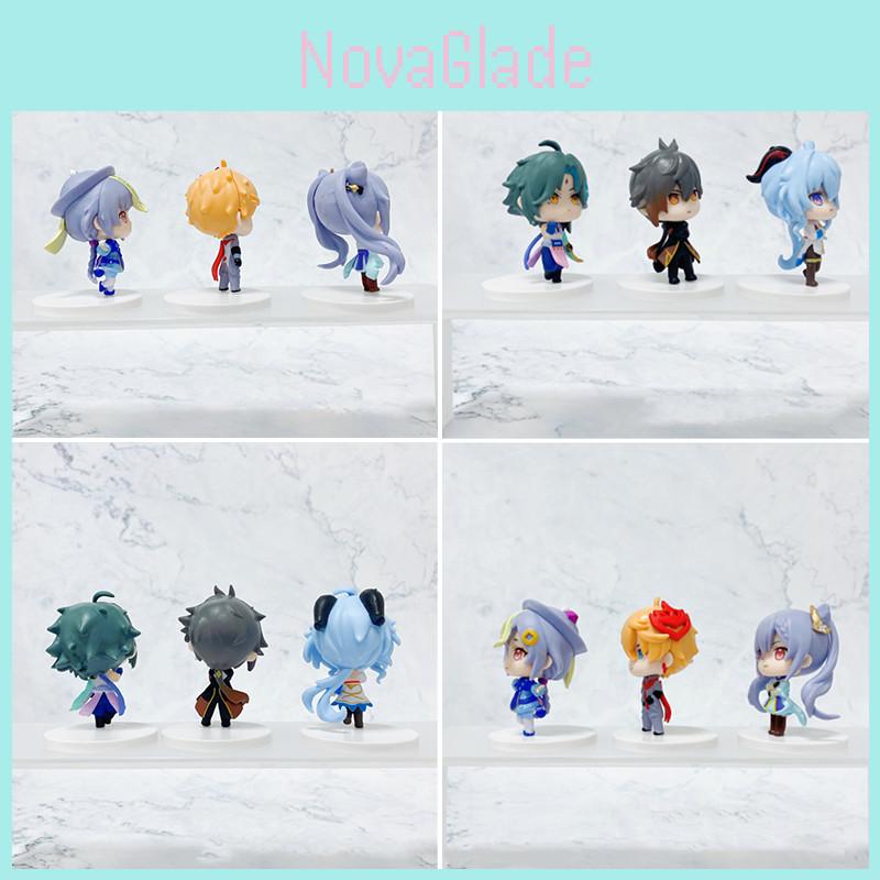 Adorable Genshin Impact Pvc Q Version Figures Set Of 6pcs For Collectors