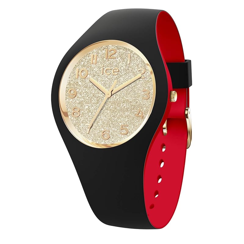 

Authorized distributor [Ice-watch] ice watch clock watch ladies 022325 ICE loulou black gold glitter small 3H 34mm