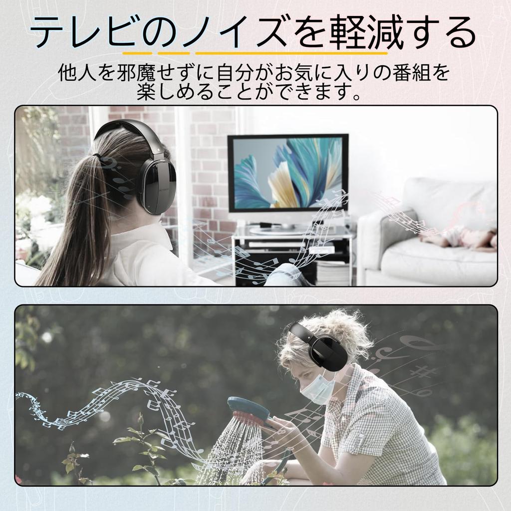 Retekess TA007 Sluchátka pro hovory Nabíjecí dok Žádný audio konektor a Nabíjí se s Velká Lehká a Sluchátka pro Vhodné pro Seniory TV,