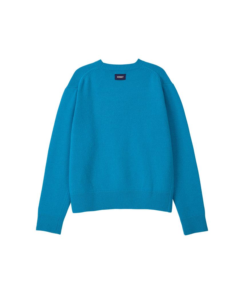 NOHANT Essential Cashmere Knit Sweater Blue
