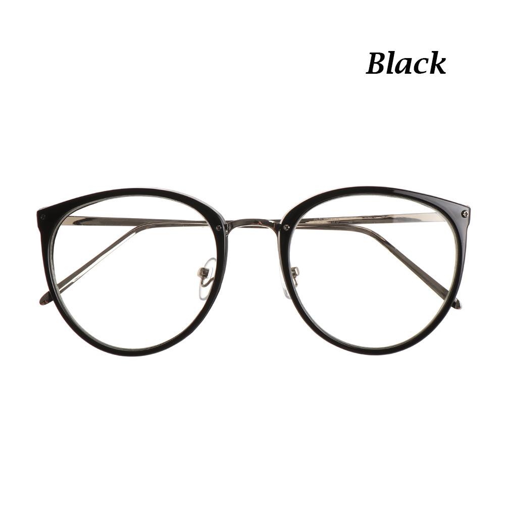 1PC Classic Retro Optical Glasses Fashion Transparent Lens Women Men Eyewear Metal Frames Spectacles Clear Lenses