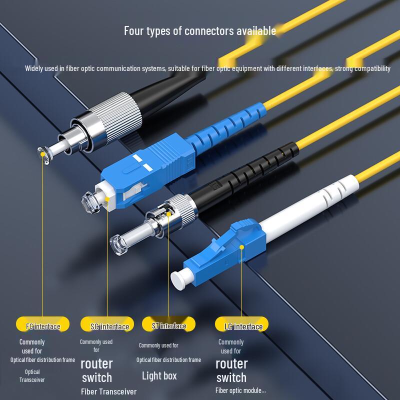 Zhongtian Hengke G.652D Single-Mode Fiber Optic Patch Cable