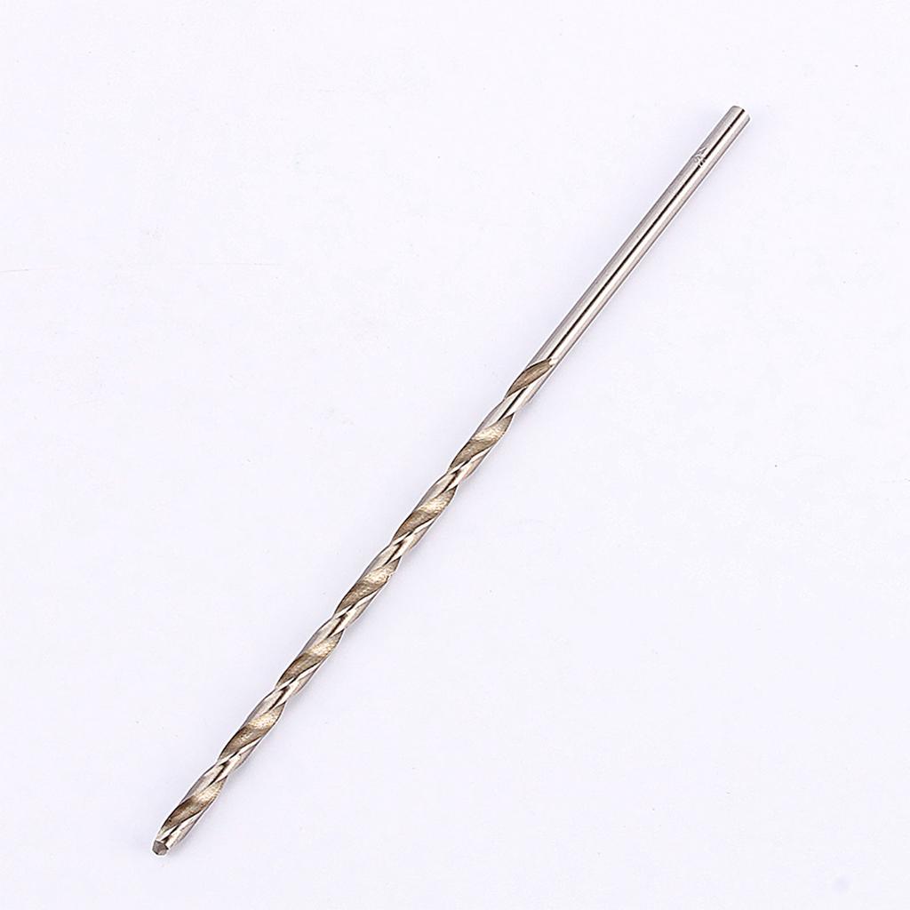 160mm Extra   Drill Bits, 4mm Lengthened Straight Shank HSS Drill Bits, for Drilling Wood, Aluminum, Plastic