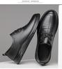 Fashion2024 Spring Autumn New Designer Loafers Men Invisible Elevation Soft Leather Black Shoes Male Fashion Casual Men's Shoes