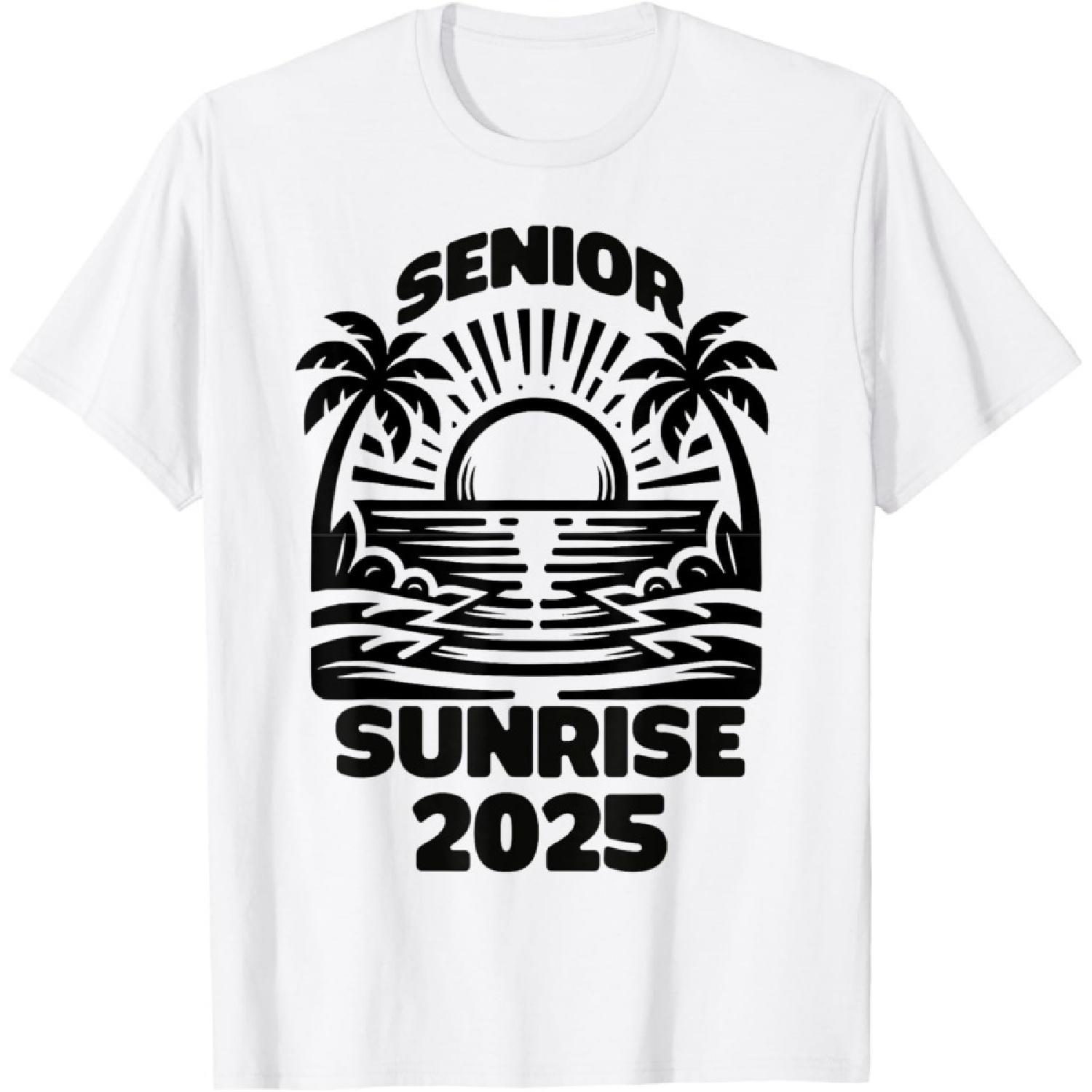 Senior Sunrise 2025 High School 12th Twelfth Grade T-Shirt(1) S