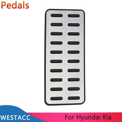 Car Dead Pedal Rest Pedal Cover for Hyundai Ix25 Creta Accent Verna Solaris Elantra I30 for Kia K2 Rio Soul KX3 K5