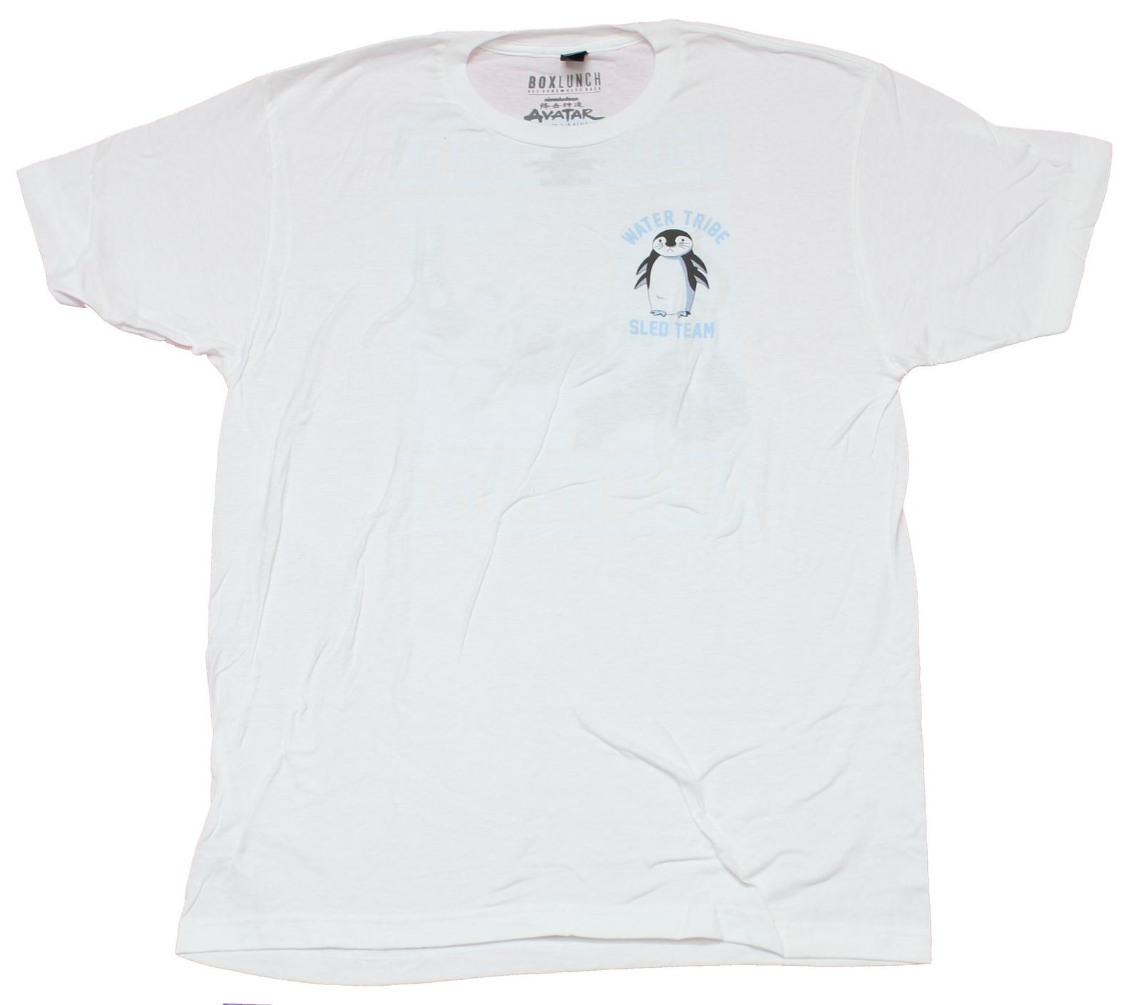 Avatar The Last Airbender Adult New T-Shirt - Southern Water Tribe Sled Team XXXXL