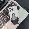 Singer L-Lana Del Rey Phone Case For iPhone 16,15,14,13,12,11,Pro,XS,Max,Plus,Mini,SE4,E White Matte Shockproof Cover