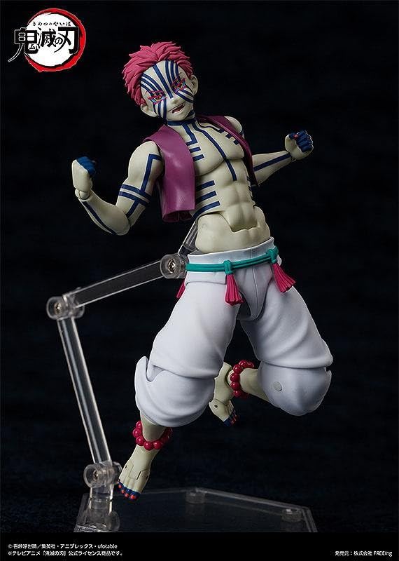 Figma Demon Slayer Akaza Non-scale Plastic Painted Movable Figure