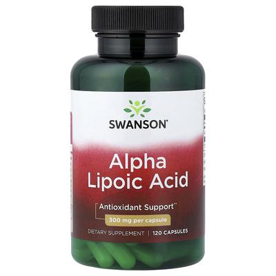 Alpha Lipoic Acid, 300 Mg, 120 Capsules