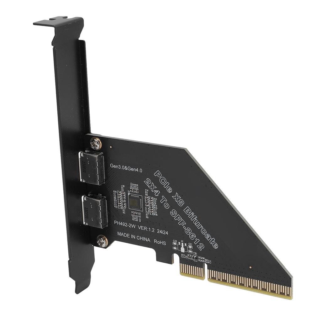 PCIe 4.0 X8 to Oculink Card High Speed Data Transfer 128 GT s SFF 8612 Secure Connection External Graphics Card for