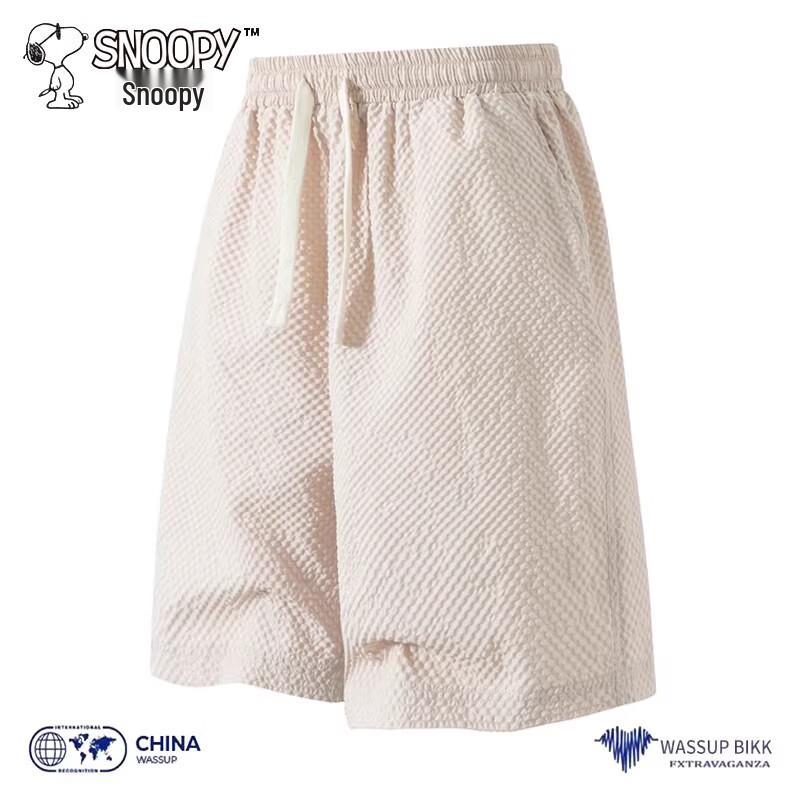 

Snoopy Men s Casual Loose-Fit Shorts XL