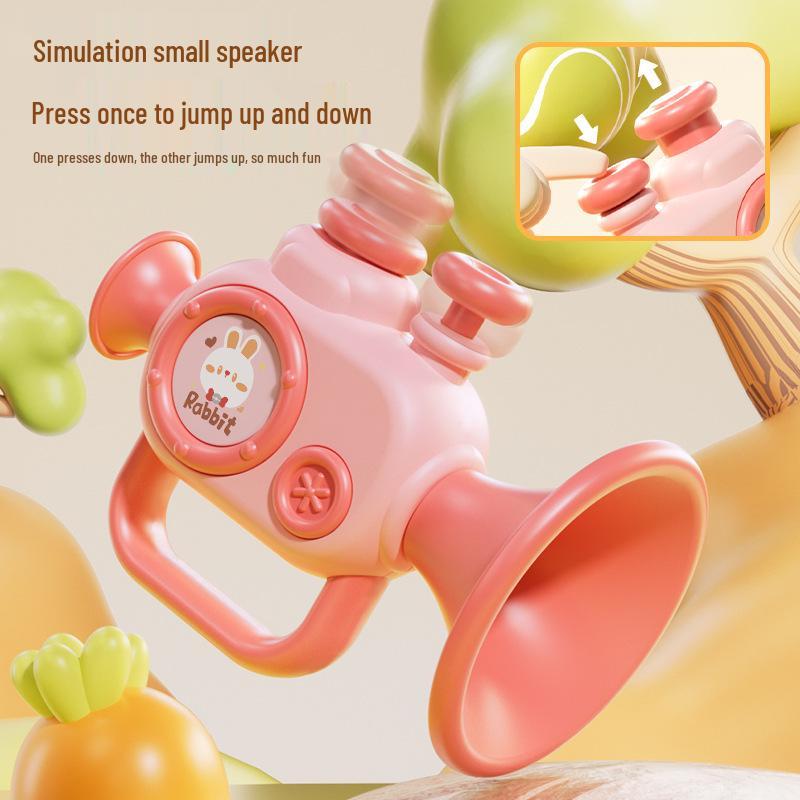 Douyin Influencer Baby Trumpet: Soothing Musical Toy & Whistle for 0-1 Year Olds