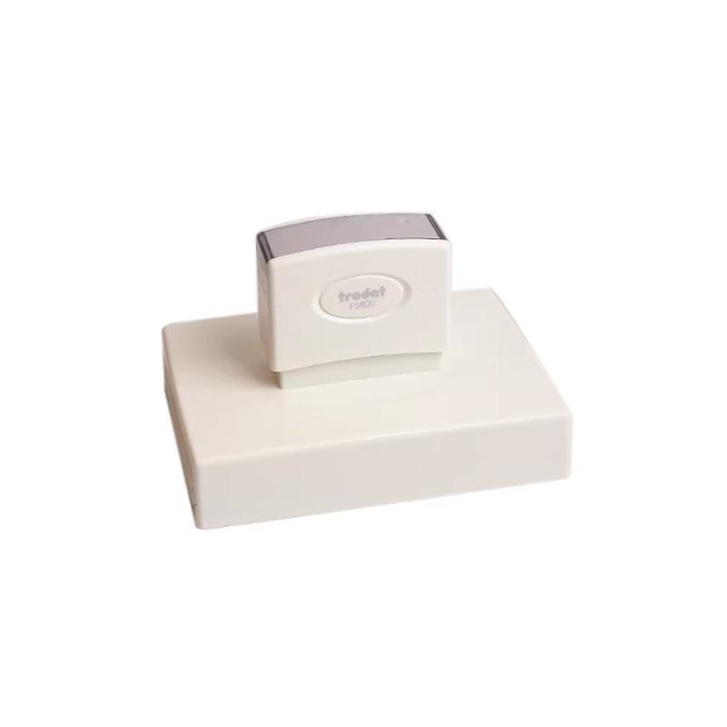 Large FS Light-Sensitive Stamp Material: Blank Stamp Shell with Composite Light-Sensitive Pad.