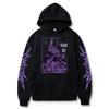 2025 Men's Plus Velvet Anime Fashion Hooded Pullover Sweatshirt - Casual Sports Hoodie
