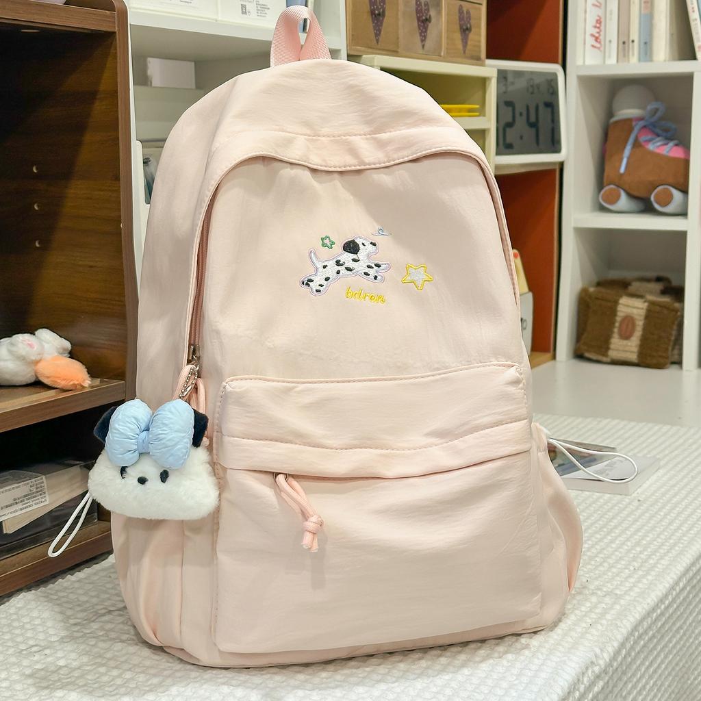 Schoolbag Female New Middle School Students Simple and Cute Backpack Japanese High School Students Versatile Large-capacity Backpack