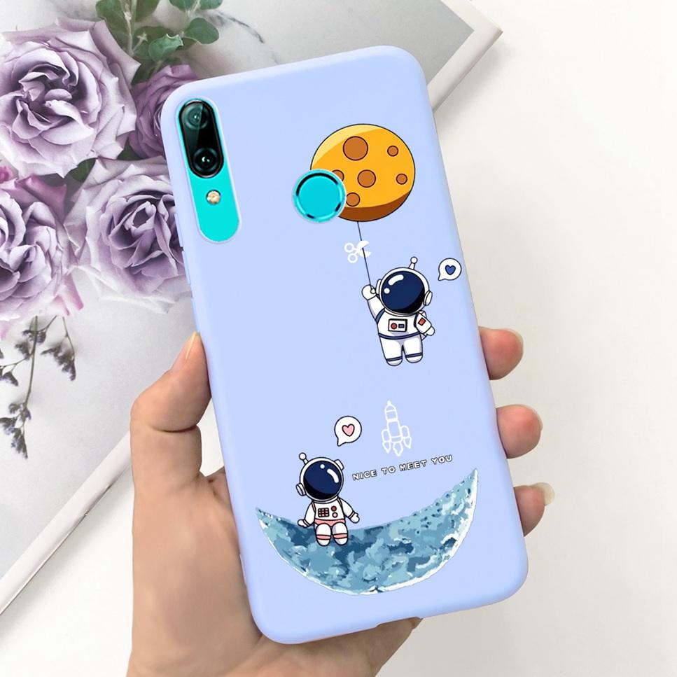 For Huawei P Smart 2019 6.21"Case Cute Cartoon Astronaut Soft Silicone Cover For Huawei P Smart 19 POT-LX3 Shockproof Phone Case