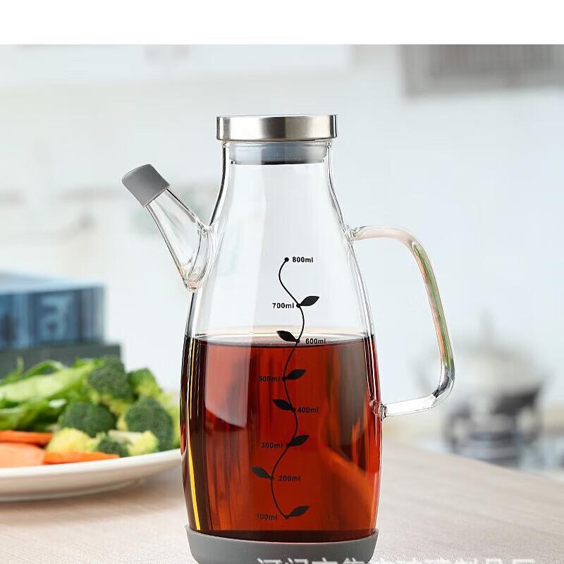 Automatic Open/Close Glass Oil Dispenser
