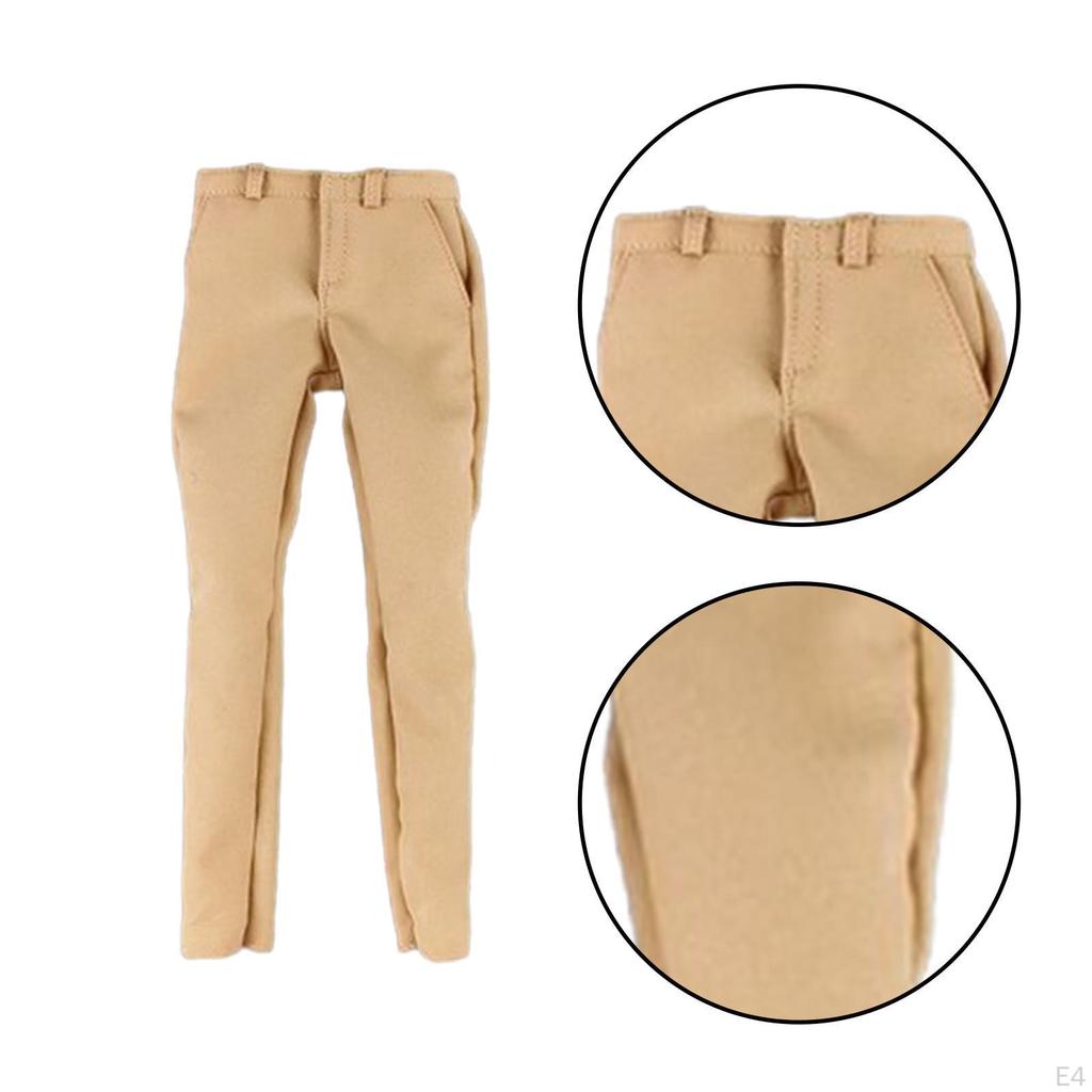 1/6 Male Figure Pants Man Figures Accessory,Doll Decor,Dress Up Costume Mini for 12 Inch