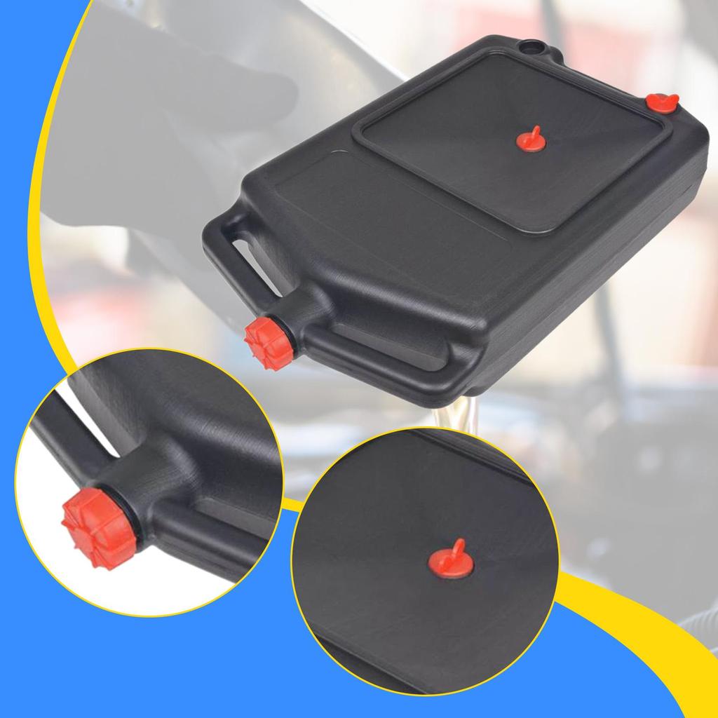 Oil Change Drain Pan Oil Catch Pan with Handle All Purpose Heavy Duty Oil Fuel Coolant Can for Motorcycle Car Boat