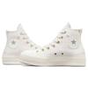 Converse Chuck Taylor All Star Lift Platform High Tiny Tattoos Women Sneakers Cream Vintage-White Cocoon-Blue A07135C