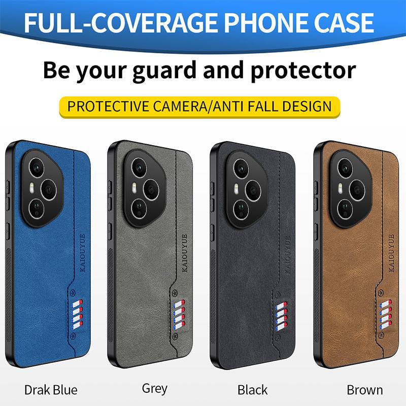 Stitching Color Retro Matte Leather Back Case For Honor 400 X60 Pro Lite X9C Smart Full Cover Camera Protector Anti Slide Shell