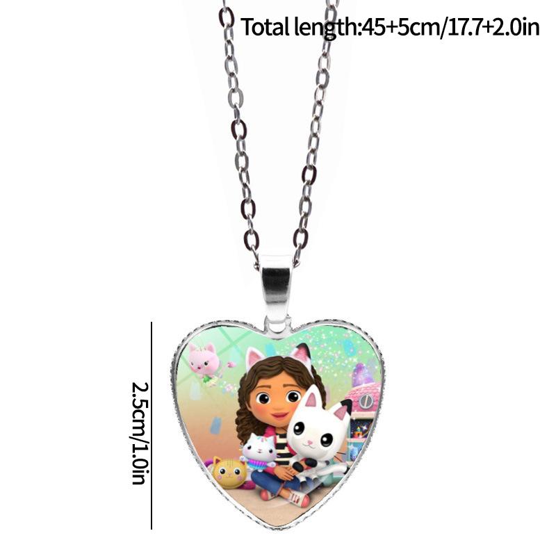 Cute Gabby Dollhouse Necklace Animation Girls Bracelets Choker Kids Present Cosplay Accessories Birthday Party Favor