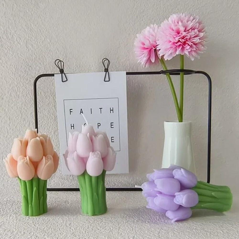 Reusable Silicone Soap Mold DIY Handmade Soap Making Mold Baking Accessories