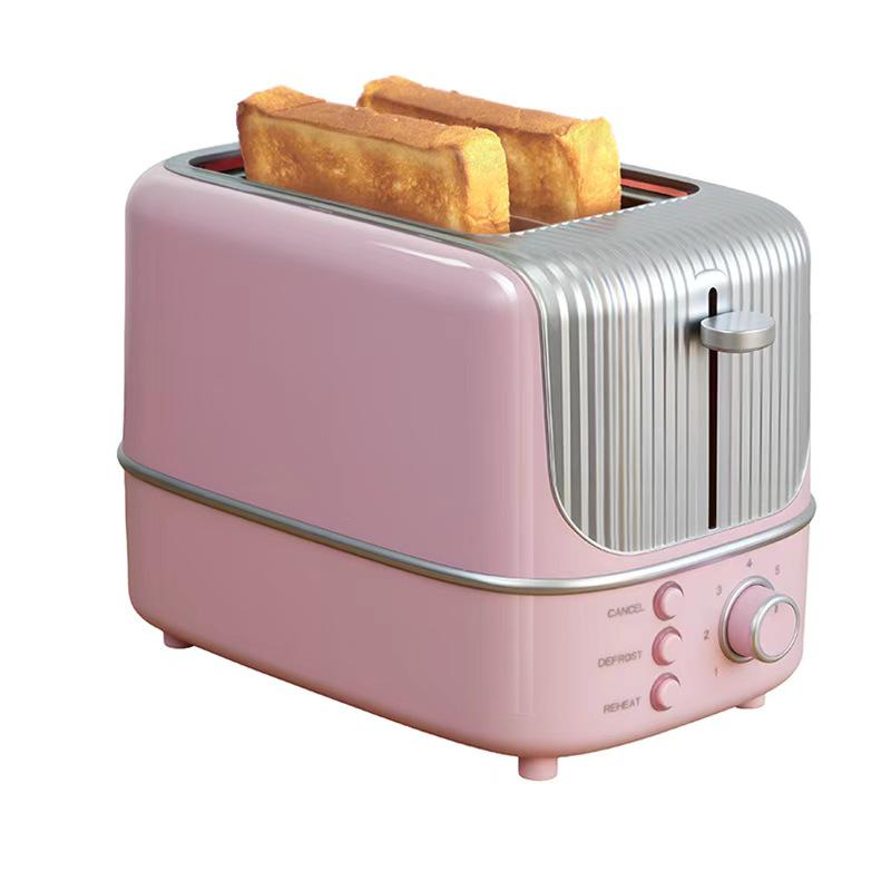 Прочная Автоматическая Тостер-Печь Быстрого Запекания для Хлеба, Сэндвичей и Завтраков Domestic Plug розовый