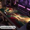 Large Mouse PadCristiano Ronaldo Custom Name Text Personalized Desk Mat Non Slip Gaming Pad
