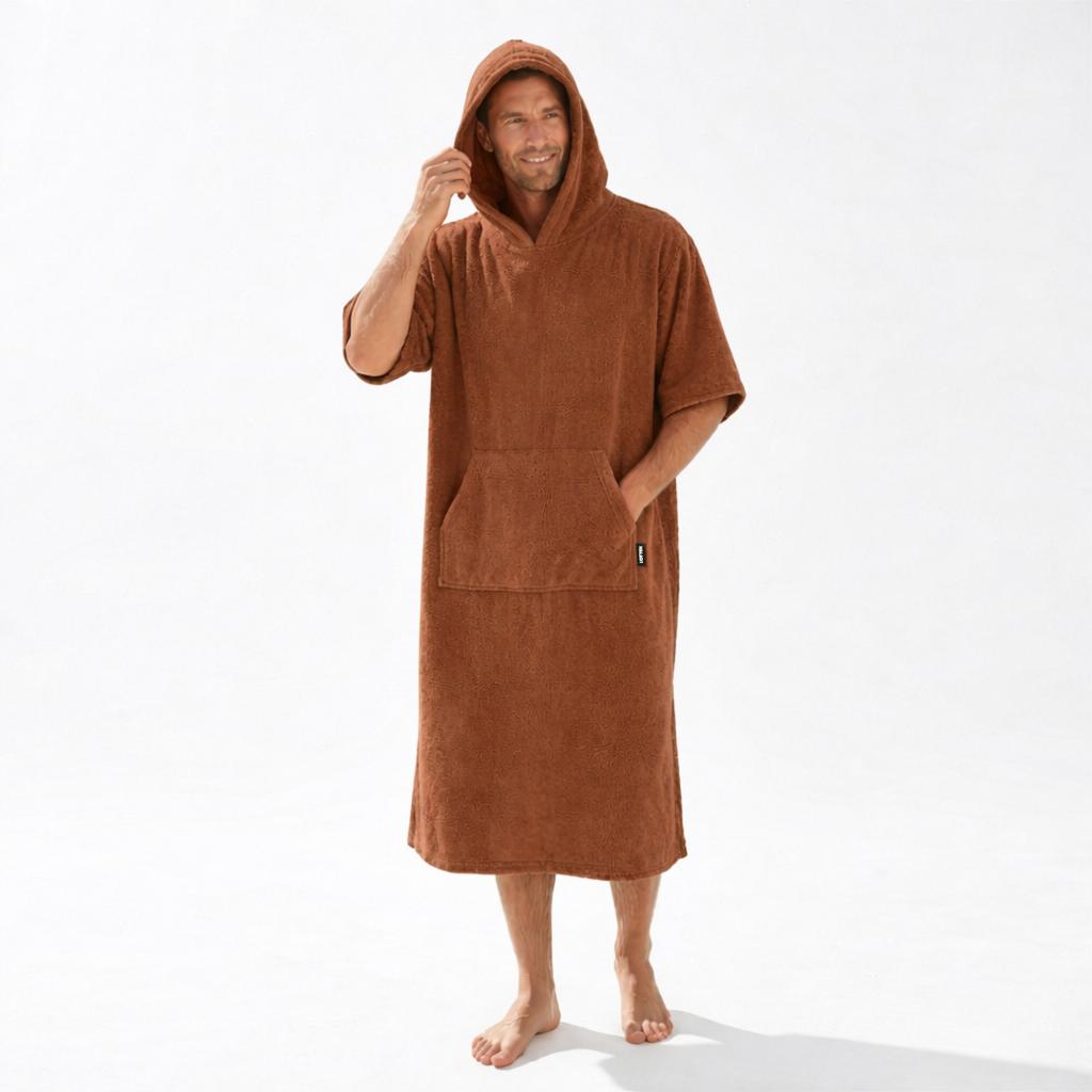 Cotton Poncho Brown Loftek