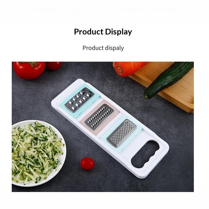Food Grade Stainless Steel Grater Sharp Blades Non Slip Handle Shredder for Cheese Vegetables Kitchen Use