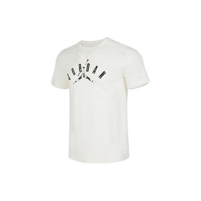 Alphabet Logo Print Vintage American Sports Casual Round Neck Short Sleeve T-Shirt Men Tops White FB7366-133