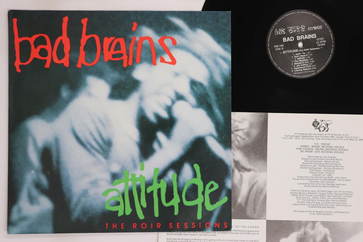 

LP Пластинка BAD BRAINS Attitude The Roir Sessions WB056 WE BITE 1989 Германия Рок Б/У