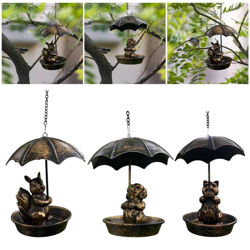 Bird Feeder Outdoor Weather Resistance Birdbath for Garden Balcony Gift