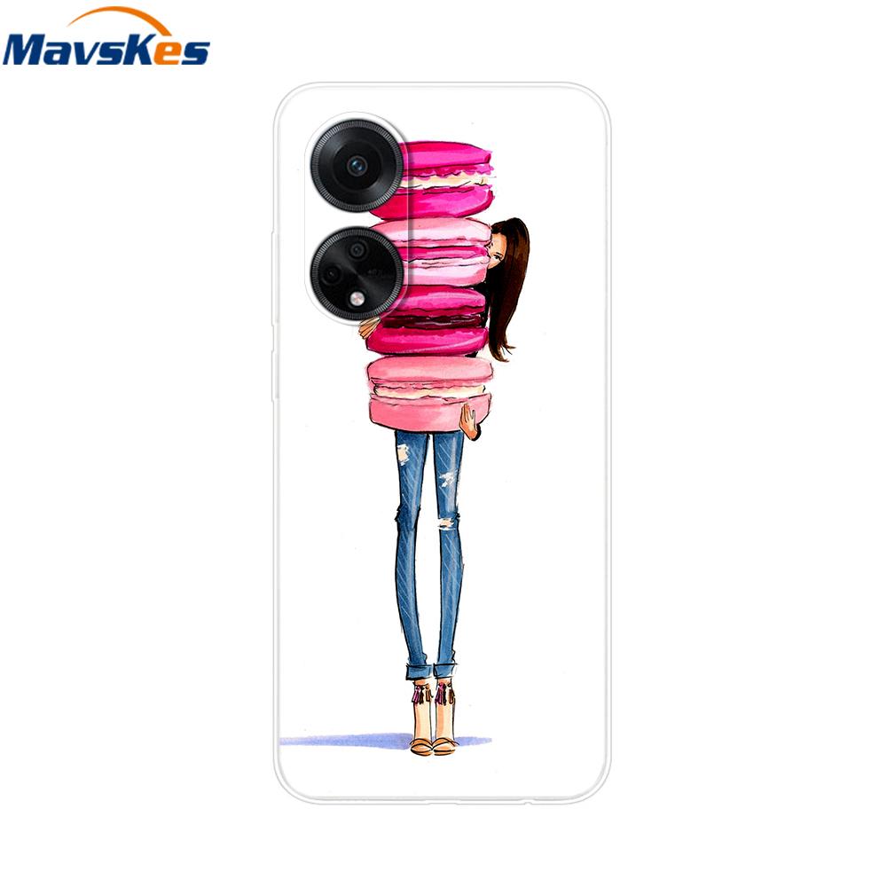 Phone Case For OPPO A98 5G Case CPH2529 Bumper Cute Cartoon Soft Silicone Back Cover for Oppo A98 5G A 98 OPPOa98 Fundas Coque